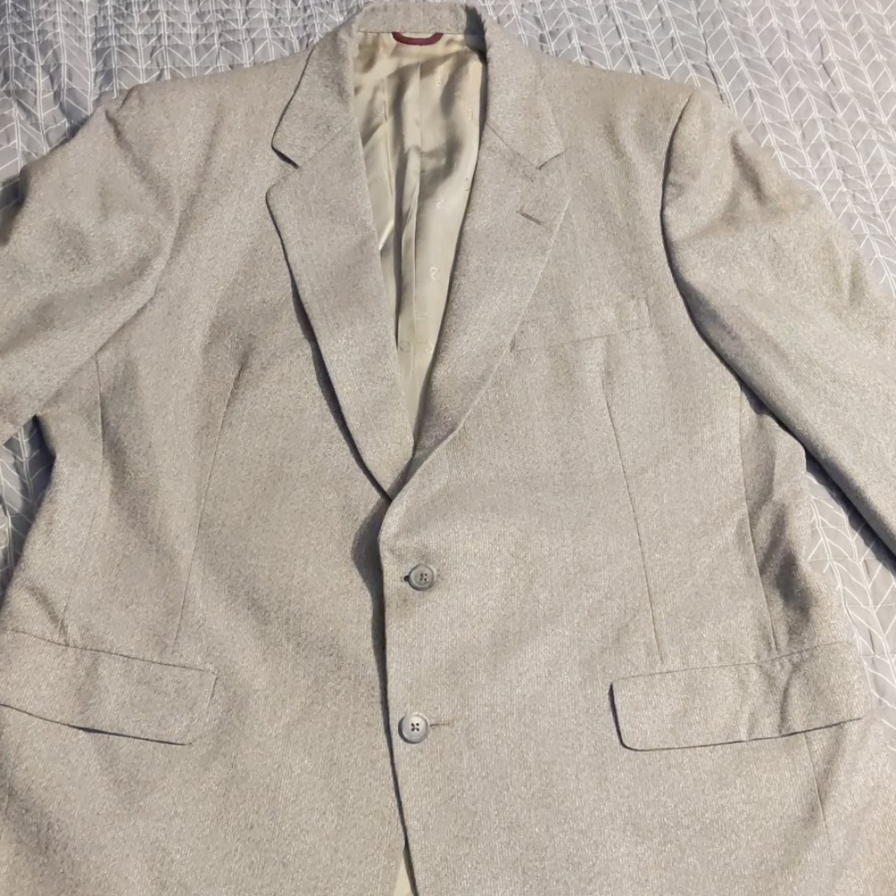 Christian Dior light grey suit with pants